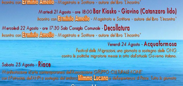 Tutto pronto per la 4° edizione di “L’ANPI d’estate 2018”