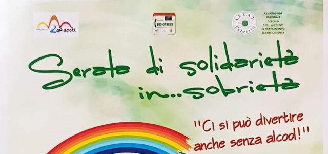 “Serata di solidarietà in sobrietà” della Zarapoti