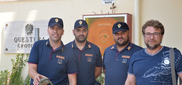 Rinvenuta per le strade di Crotone raro esemplare di tartaruga acquatica italiana