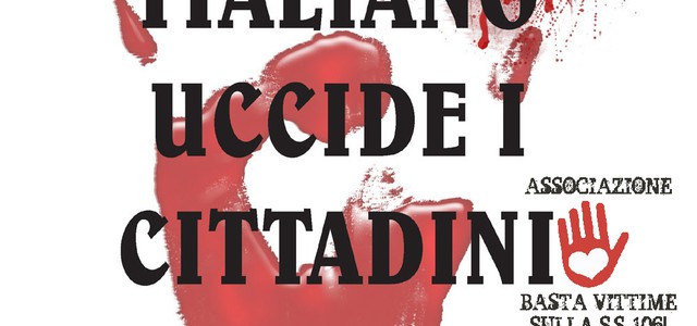 La piccola Grazia nuova vittima della s. s. 106