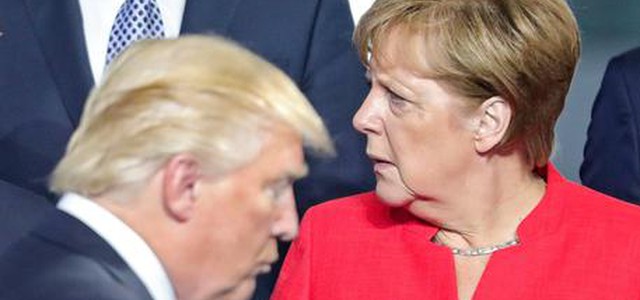Trump critica Germania commercio e Nato