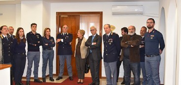 Crotone, visita in Questura del Prefetto Tombesi