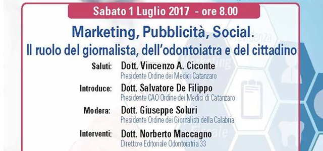 Incontro della Commissione Albo Odontoiatri di Catanzaro, presente il presidente nazionale