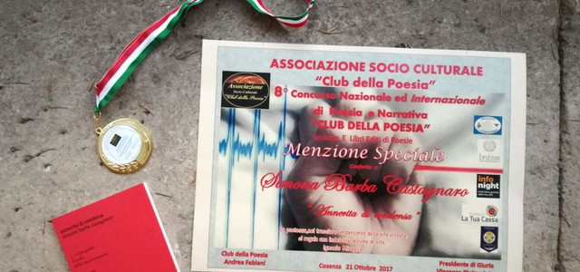 Premiazione all’ottavo Concorso Nazionale ed internazionale di poesia