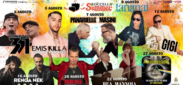 Roccella Summer Festival 2023, ultimata la programmazione della nuovo cartellone estivo: si comincia il 2 agosto con gli Articolo 31