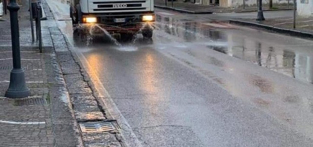 CORONAVIRUS - DA STANOTTE FINO AL 20 MARZO AL VIA INTERVENTO STRAORDINARIO DI DISINFEZIONE ANTIMICROBICA IN TUTTA LA CITTA’