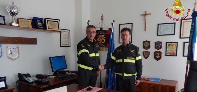 Cambio al vertice per i Vigili del Fuoco di Vibo, è Giampiero Rizzo il nuovo Comandante provinciale