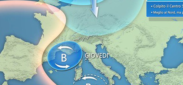 Maltempo per una settimana, perturbazioni portano pioggia e freddo