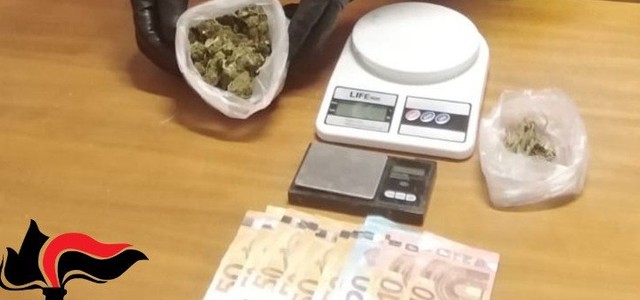 Catanzaro, nascondevano marijuana in casa: due arresti