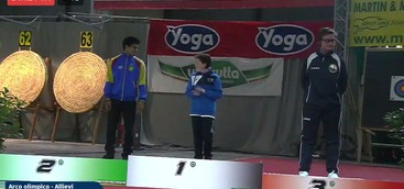 Campionato italiano Indoor di tiro con l’arco, medaglia di bronzo per Francesco Poerio Piterà