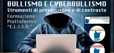 "Bullismo e Cyberbullismo, strumenti di prevenzione e di contrasto". Domani convegno del Movimento Forense