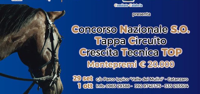 Concorso nazionale al Parco Ippico “Valle dei Mulini”, domani la presentazione