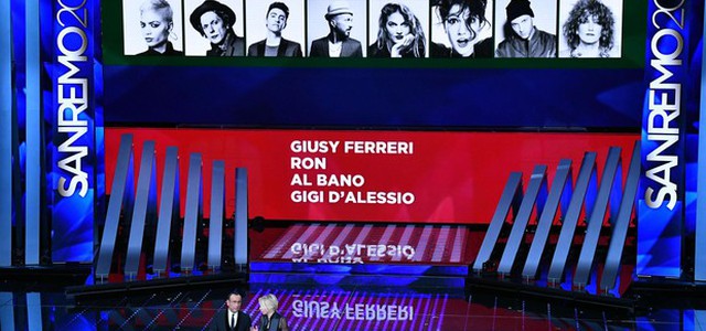 Sanremo 2017, eliminati Giusy Ferreri, Ron, Al Bano, Gigi D'Alessio. Virginia Raffaele è Sandra Milo
