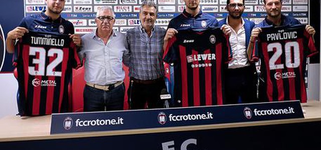 Crotone: presentati gli ultimi arrivi