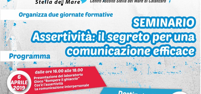 Seminario sulla comunicazione a Catanzaro il 6 e 7 aprile