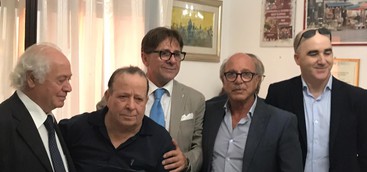 Confcommercio - Falbo premia Agostino Lonetti per l'ultradecennale impegno in Fida