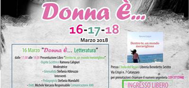 "Donna È”, tre giorni di appuntamenti