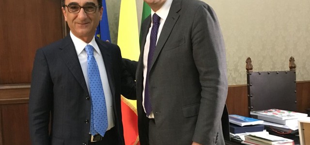 Abramo incontra l'eurodeputato Fitto. Dialogo su lavoro, politica e fondi comunitari