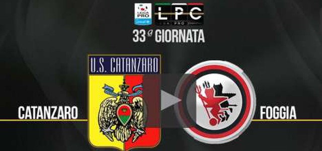 La videosintesi di Catanzaro - Foggia