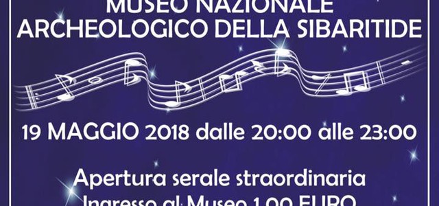 Il Museo Nazionale Archeologico della Sibaritide celebra la Notte europea dei Musei