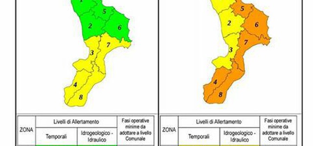 Allerta meteo livello arancione a Reggio Calabria: le raccomandazioni da seguire