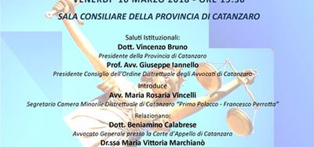 A Catanzaro incontro della Camera Minorile distrettuale