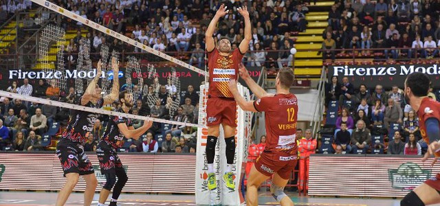 Tonno Callipo: resa onorevole in casa della capolista Perugia che si impone in tre set