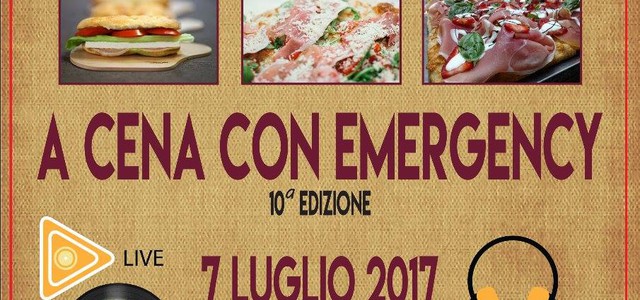 "A cena con Emergency", la X edizione dell'evento Emergency Catanzaro e "Il Semaforo"