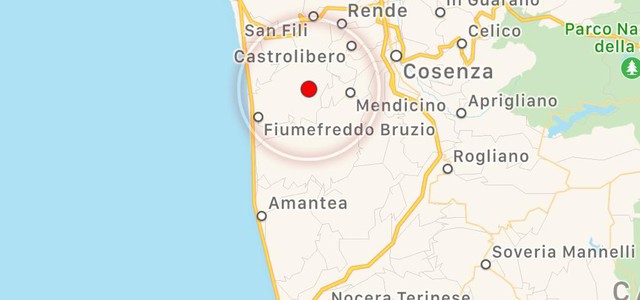 Flash - scossa di 3.4 nel cosentino
