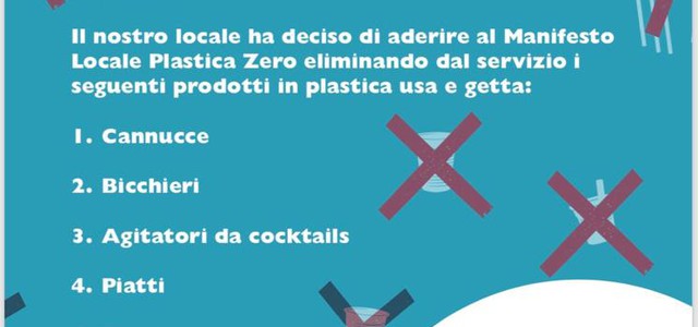 Sabato il primo aperitivo PLASTICAZERO organizzato da Greanpeace Catanzaro