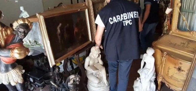 Traffico di opere d'arte, 5 arresti