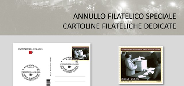 Mattarella inaugura anno accademico Unical, evento entrerà anche nella storia postale