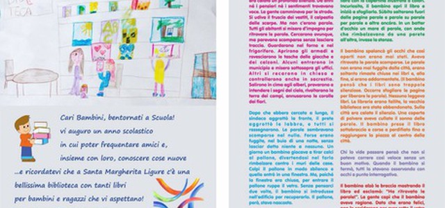 Sindaco fa auguri alunni con una favola