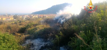 Arrivano gli incendi, vigili del fuoco in azione nel Catanzarese