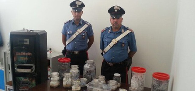 Quattro chili di droga in un bar, un arresto