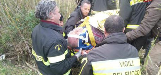 Anziano disperso salvato da vigili fuoco