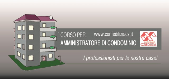 Al via nuovo corso di formazione per amministratore di condominio di Confedilizia Catanzaro
