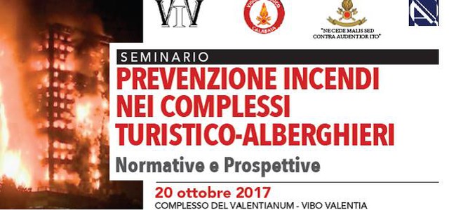 A Vibo seminario di studi sulla prevenzione incendi 