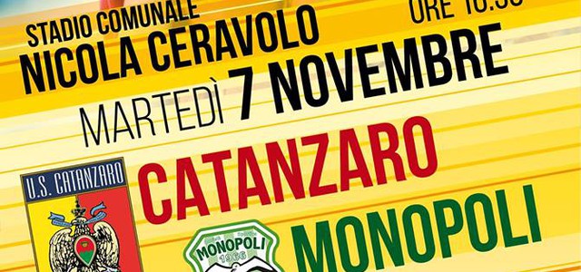 Catanzaro - Monopoli, Dionigi alla ricerca della prima vittoria