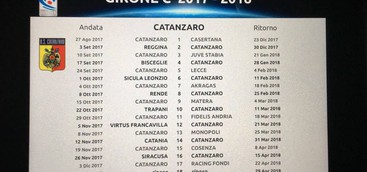 Ecco il calendario di serie C: a novembre al Ceravolo Catanzaro-Cosenza