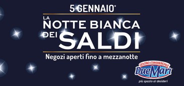 Negozi al aperti al Centro Due Mari