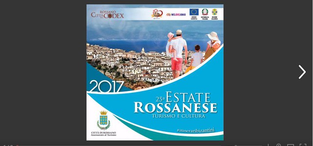 Programma digitale Estate Rossanese 2017