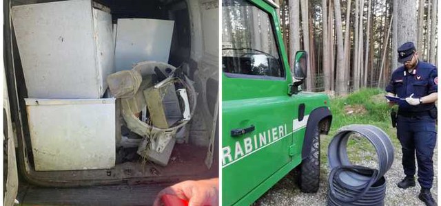 Trasportavano rifiuti in area Parco Sila, due persone denunciate
