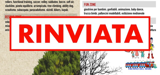 Proteggiamo la Pineta di Giovino - manifestazione rinviata a causa mal tempo
