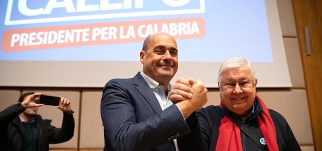 Zingaretti a Catanzaro: "Piano di rilancio per la Calabria"