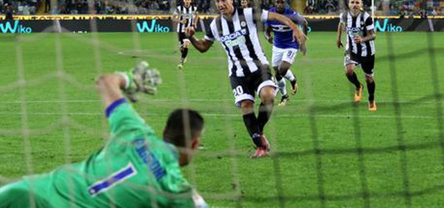 Serie A: Udinese-Sampdoria 4-0