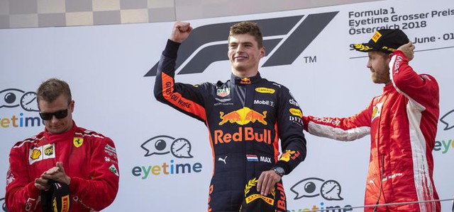 F1: ko Mercedes, vince Verstappen e Vettel torna leader