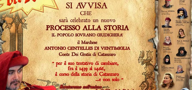 Domani al Teatro Comunale l’Associazione Mirabilia mette in scena il “Processo alla Storia”. Appuntamento a partire dalle 18.30