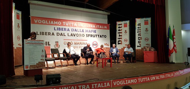 Camusso, organizzare lavoro è legalità