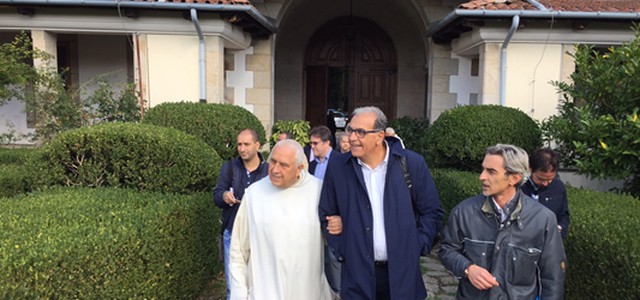 Incontro tra Viscomi e Dom Basilio Trivellato, Priore della Certosa di Serra San Bruno